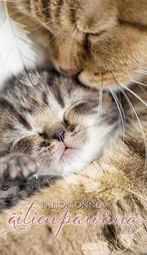 2-osainen äitienpäiväkortti