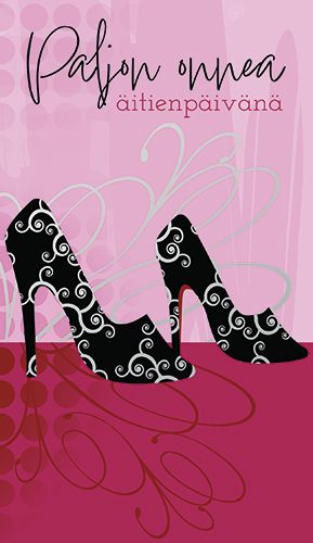 2-osainen äitienpäiväkortti