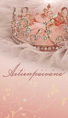 2-osainen äitienpäiväkortti