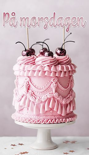 2-osainen äitienpäiväkortti ruotsinkielinen