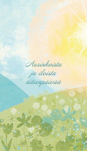 2-osainen äitienpäiväkortti Hallmark