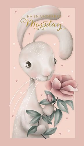 2-osainen äitienpäiväkortti Mutturalla