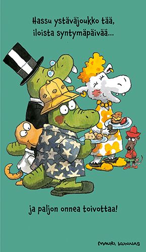 2-osainen kortti Mauri Kunnas