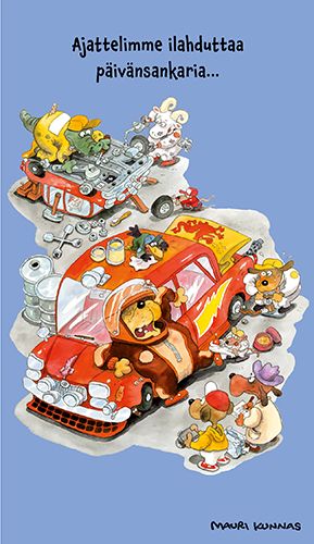 2-osainen kortti Mauri Kunnas