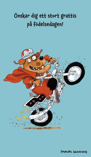 2-osainen kortti Mauri Kunnas