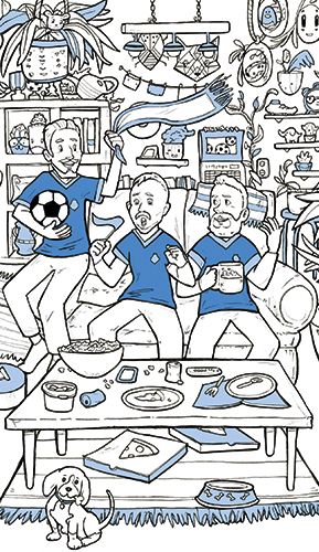 2-os kortti Sininen päivä