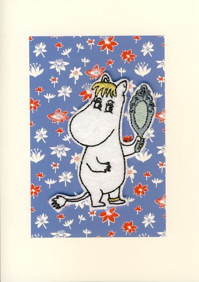 2-osainen kangasmerkkikortti Muumi