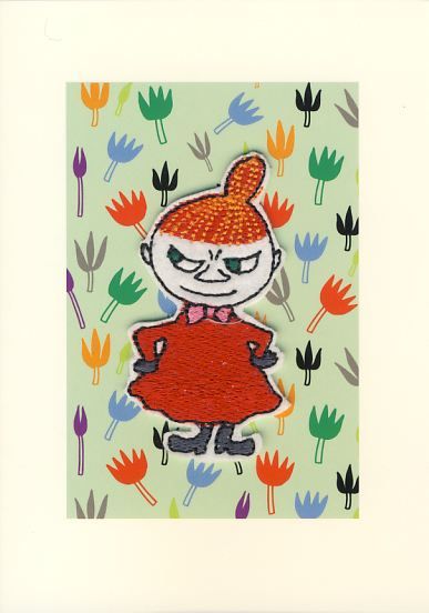 2-osainen kangasmerkkikortti Muumi