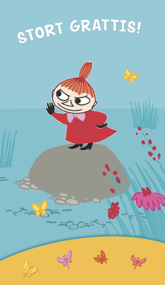 2-osainen Muumikortti Ruotsinkielinen