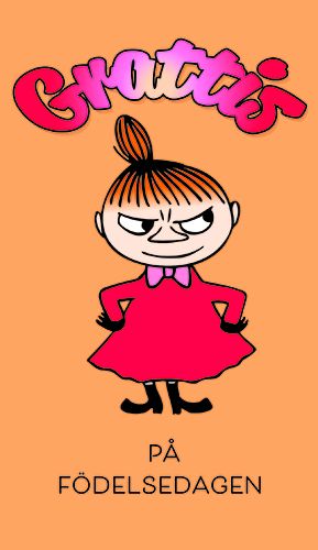 2-osainen Muumikortti Ruotsinkielinen