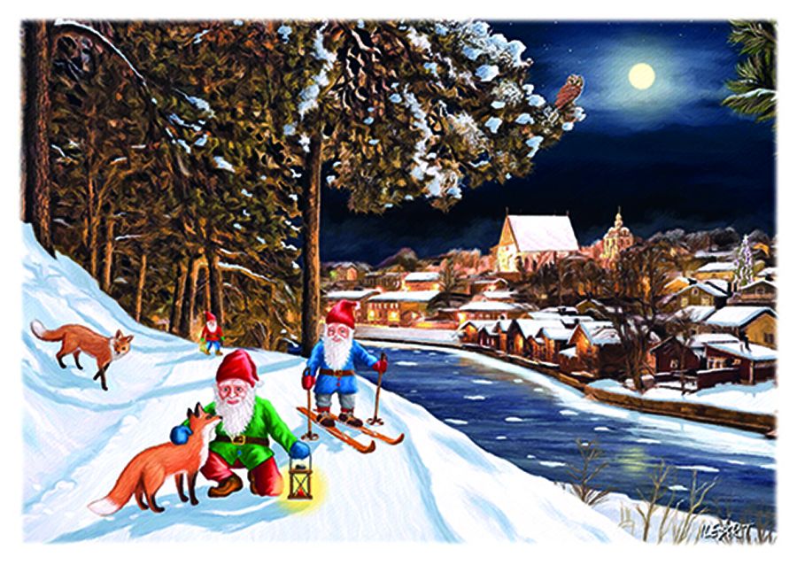 Joulukortti Ileart Porvoo