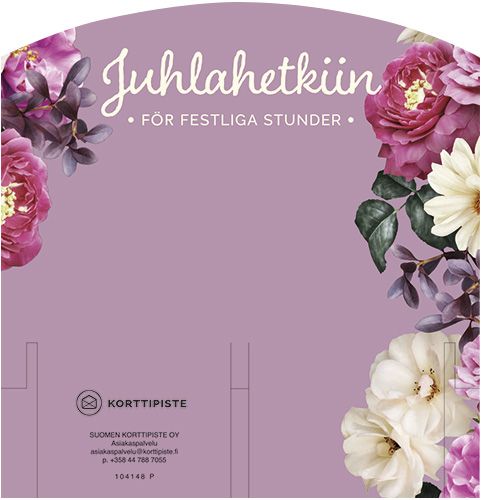 2-lok hyrräopaste Juhlahetkiin För festliga stunder